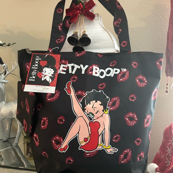 Betty Boop tote with matching coin purse - Picture 1 of 4